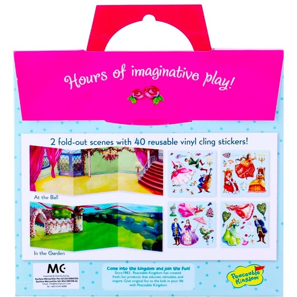 The Princess Ball Reusable Sticker Fun & Activity Tote - Picture 2 of 2